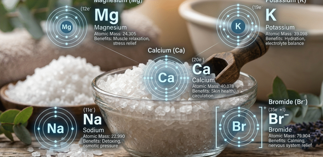 Elixir Mind Body Botanicals Soaking Salts with Mineral Elements